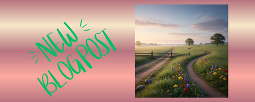 New Blogpost mit Landschaftsbild auf dem ein gesperrter und eine nicht gesperrter Weg zu sehen ist.